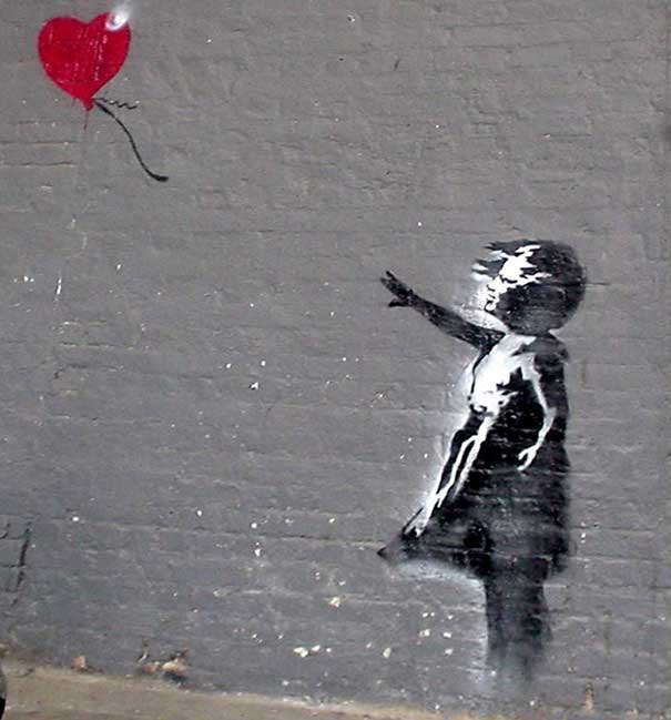 banksy art balloon girl